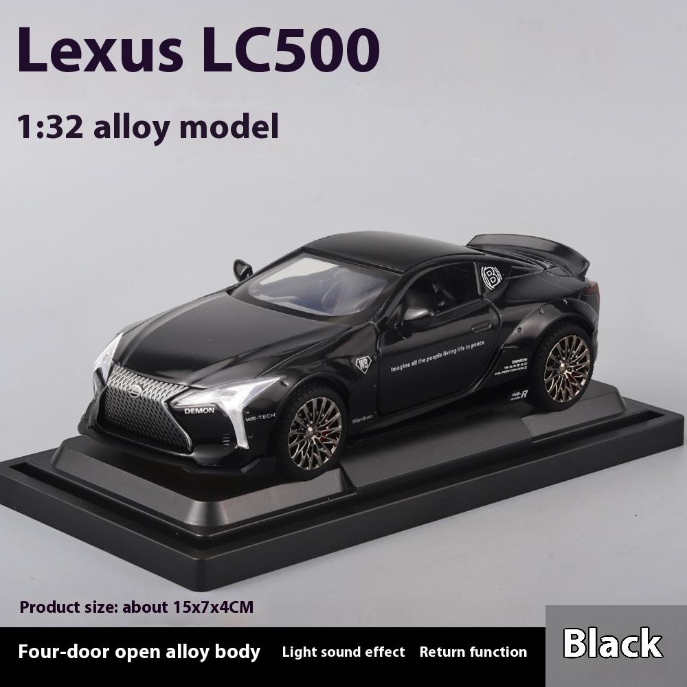 1/32 Scale LEXUS LC500 Alloy Sport Car Diecast Metal Model Simulation Sound and Light Toy Collect Display Children Birthday Toys Gift