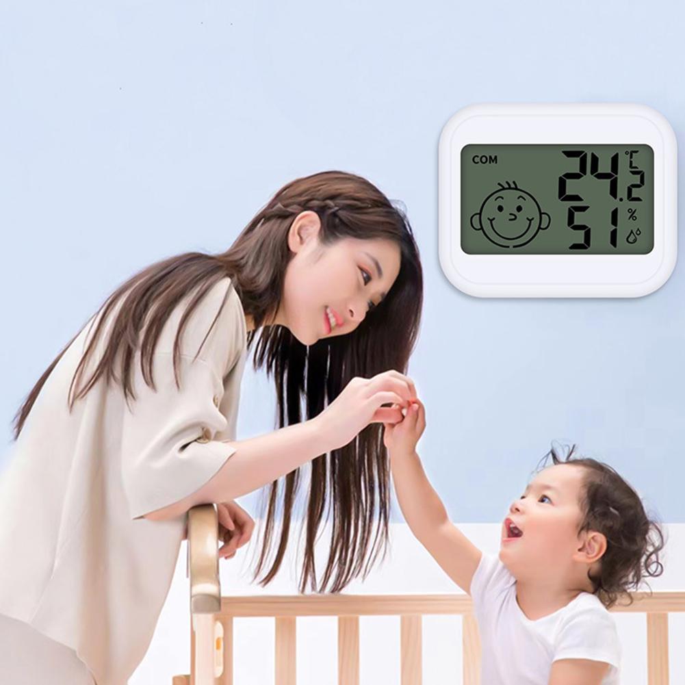 Mini LCD Digitales Thermometer Hygrometer Elektronisches Temperatur-Hygrometer Sensor Messgerät Innen Elektronisches Haushaltsthermometer