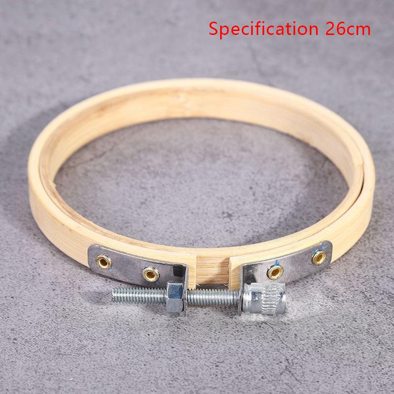 

Бамбуковая рамка пяльцы для вышивания кольцо Diy Вышивка Картина Набор для вышивки крестом круглая бамбуковая рамка швейные инструменты домашний декор 26cm