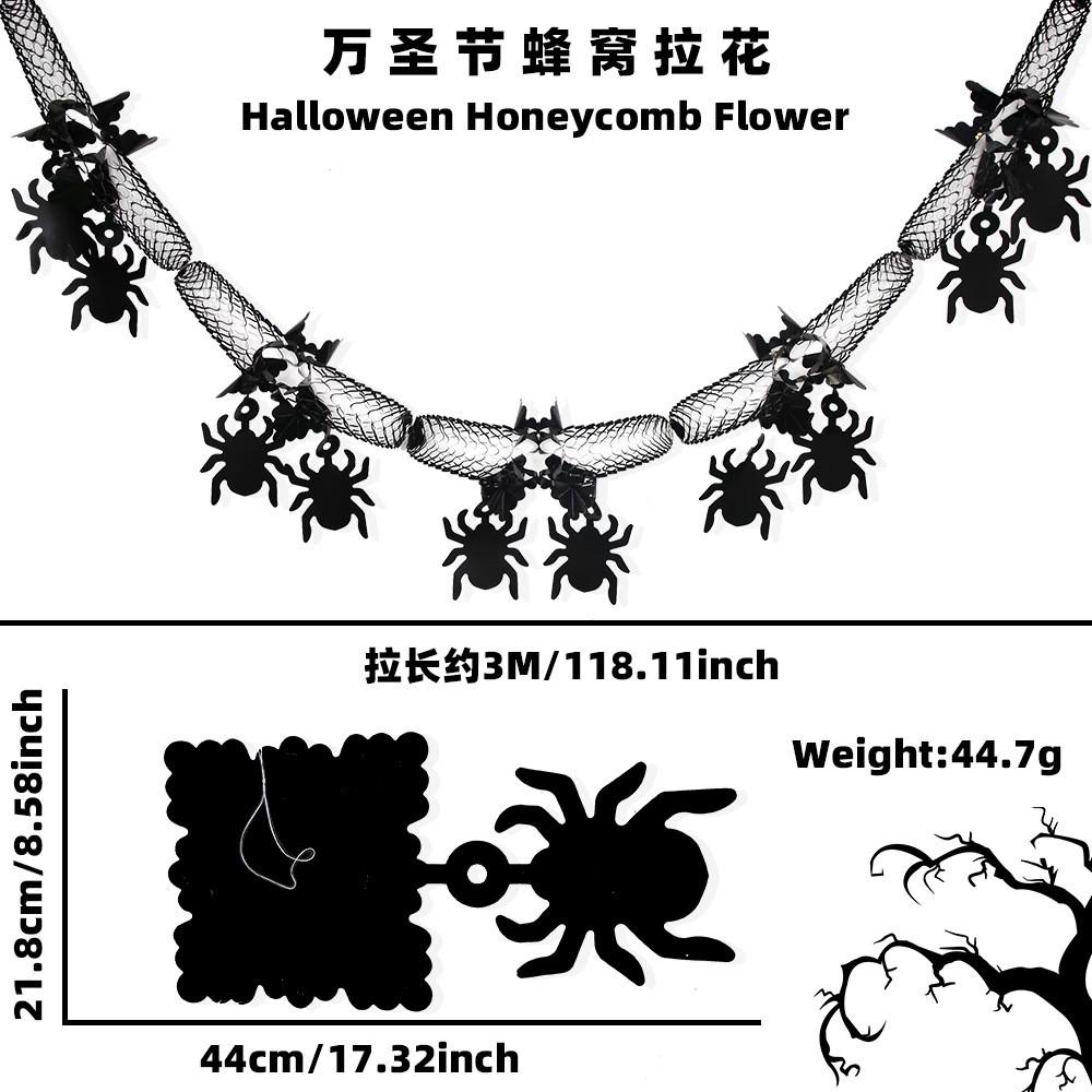 Halloween Honeycomb Eyecatching Garlands Featuring Spider Pumpkin Bat Ghosts