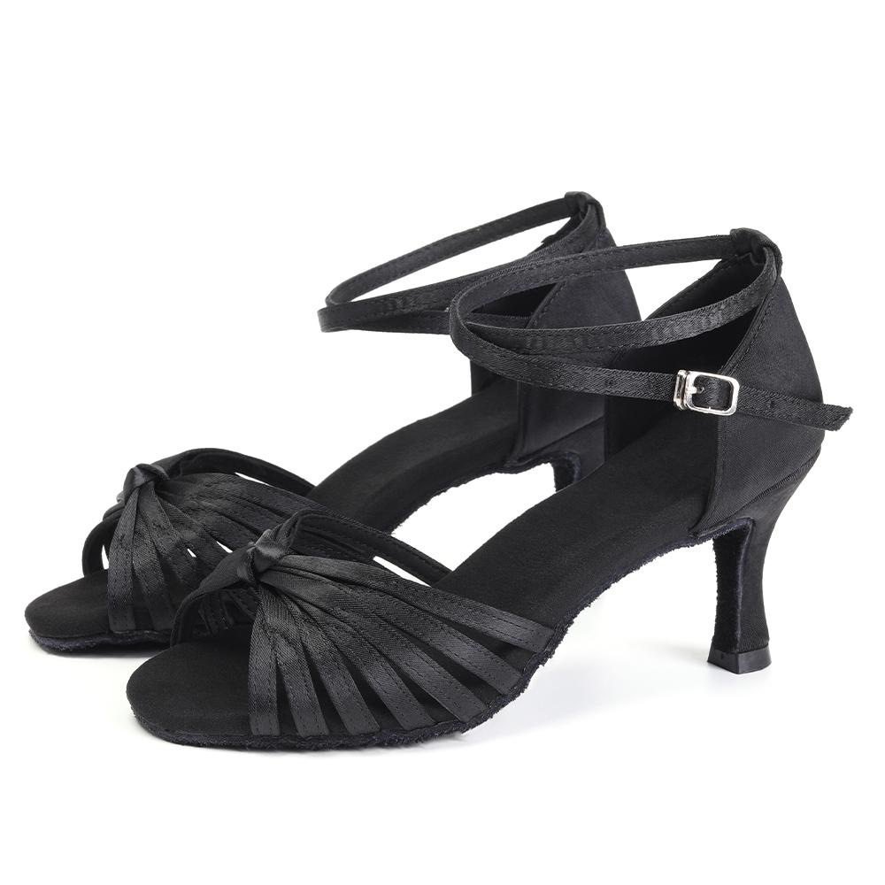 Women Latin Dance Shoes High Heel 7CM Ballroom Salsa Tango Dancing Shoes Indoor Dancing Shoes