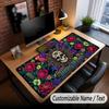 Decorative Artwork Theme Custom Mouse Pad Personalized With Name Text Customized Desk Mat For Office Home Decor