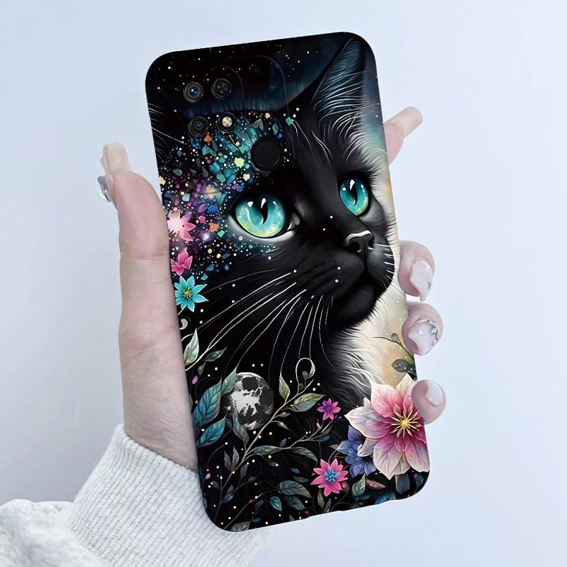 For Xiaomi Redmi 10C Phone Case Fashion Butterfly Flower Girls Design Soft Silicone TPU Back Housing for Redmi10C 10 C Covers