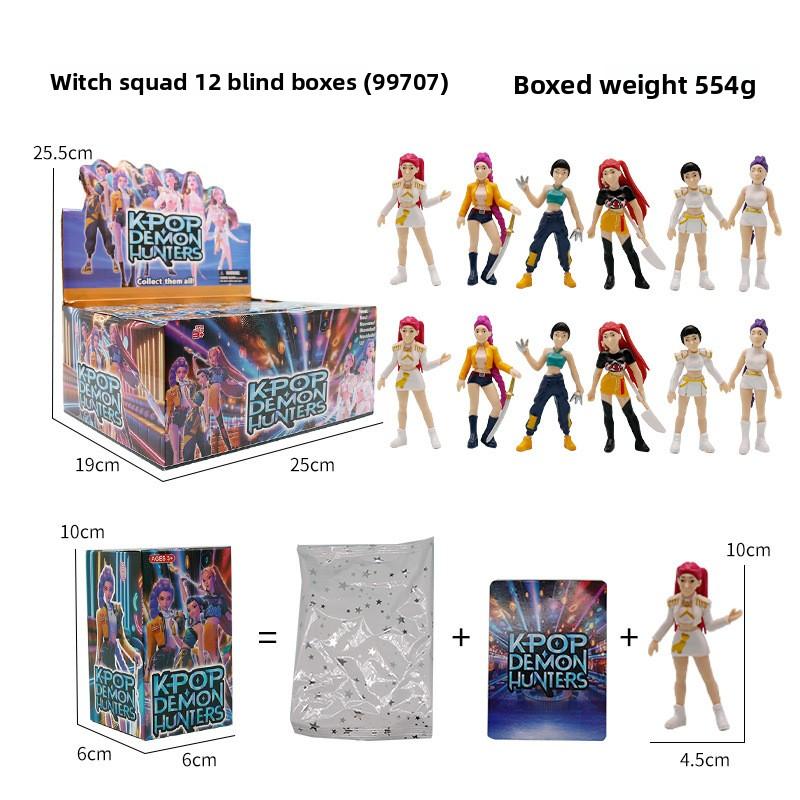 K-Pop New Demon Hunter Girl Group Men's Group Figure Model Blind Box Tide Play Doll Ornament