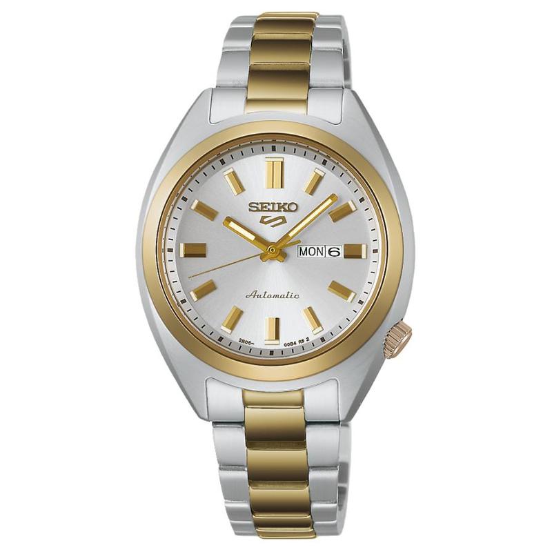 

SEIKO SNXS series 100 meters waterproof date display automatic/manual mechanical movement Steel Strap 32mm women s watch silver dial SRE024K1 срібний