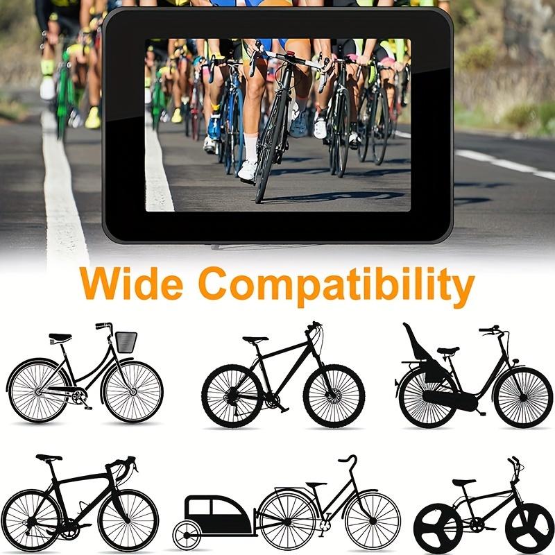 360°Colour Rotating Night Vision Camera 4.3 inch 1080P HD Display Bicycle Rear View Camera for Mountain Road Bikes