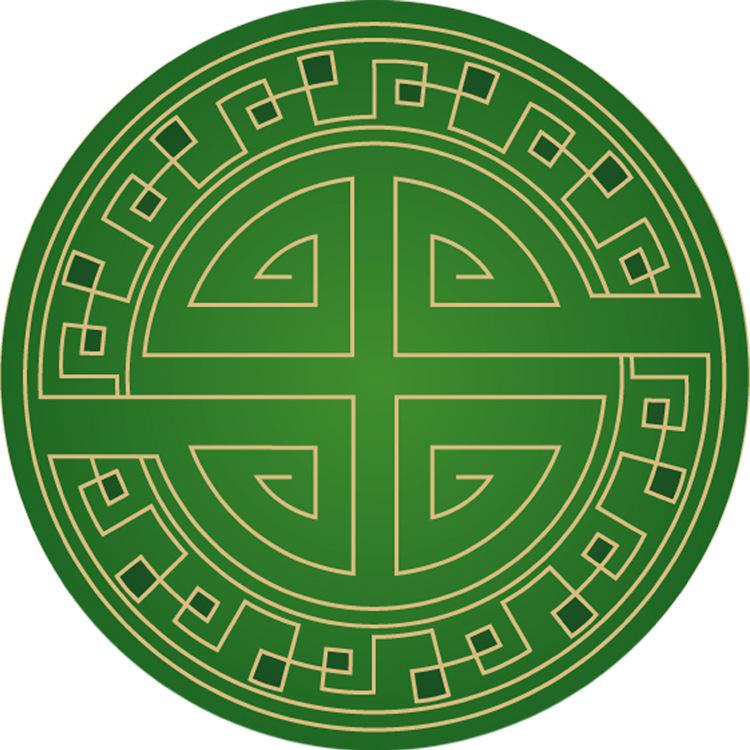 Round Retro Ethnic Style Carpet Living Room Coffee Table Bedroom Computer Chair Hanging Basket Non-slip Floor Mat