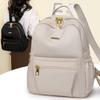Elegant Simple Women Backpack, Waterproof Nylon Shoulder Bag Suitable for School Outdoor Shopping