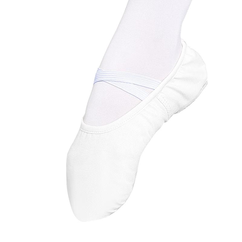 Children s White Soft-Sole Dance Shoes 36