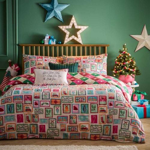 Furn Dear Santa Printed Christmas Duvet Cover Set