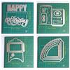 Metal Die Cuts Envelope Birthday Embossing Stencil Cutting Dies for Card Making Scrapbooking Paper Craft DIY Template