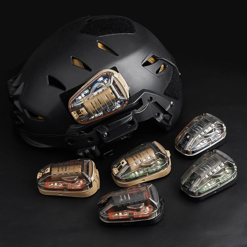 Hell-star Ladybug Light HEL-STAR Outdoor Strobe IR Survival Light Helmet Light