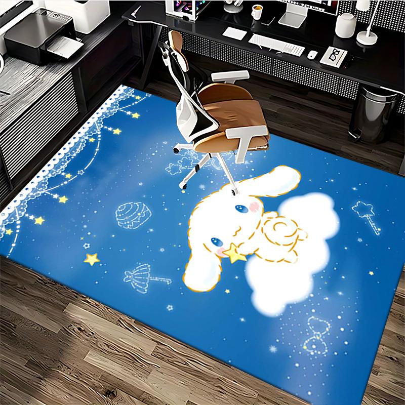 Anime Cartoon Design Chair Mat - Non-Slip Carpet for Office Chairs, Home Decor, Living Room, Bedroom, Game Room & Dormitory (Seasonal Gift).E012