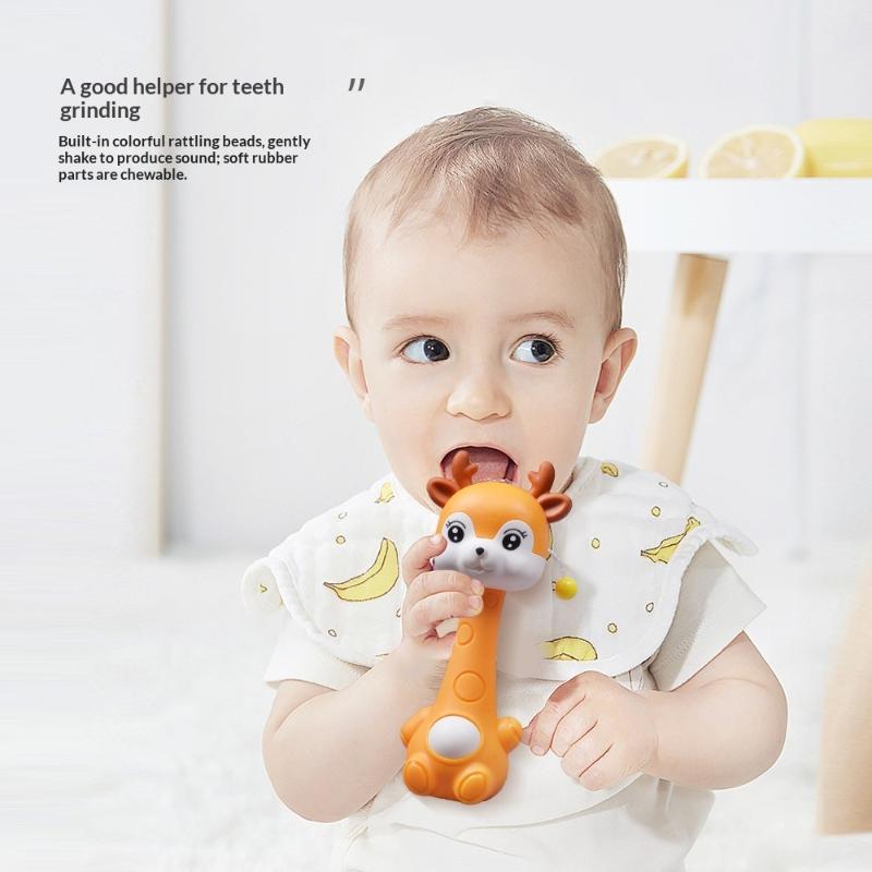 Baby Kieteltjes Speelgoed Voor Baby's 0-12 Maanden, Handmatig Gedraaide Kieteltjes Stokjes Miaojia Rammelaar Voor Pasgeborenen 0+ / Speelgoed Voor Pasgeborenen