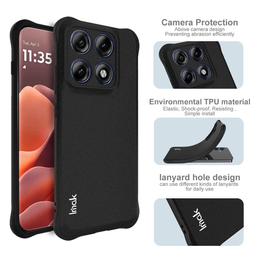 For Moto Edge 70 Pro Pro+ Plus 5G Phone Case IMAK Shock-resistant Matte Soft Case