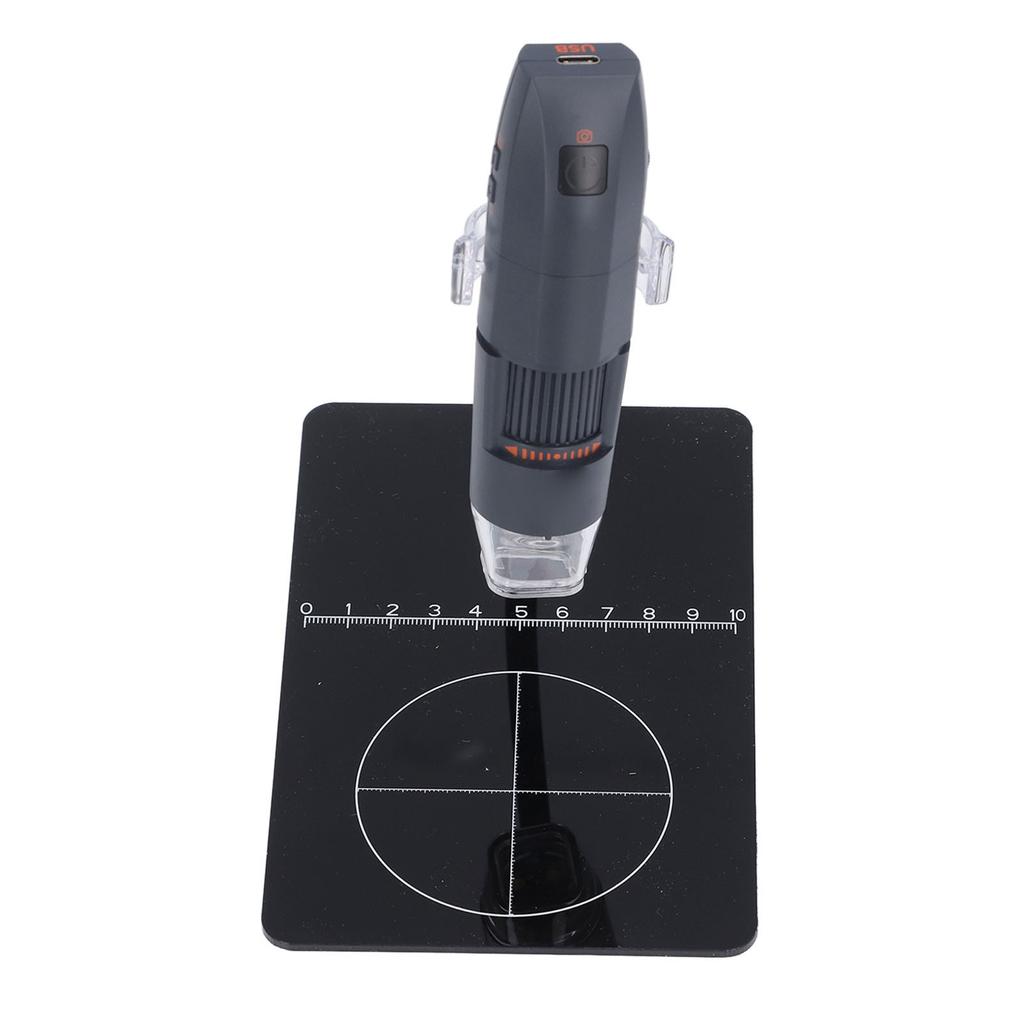 Digital Microscope Handheld USB 1080P HD 1000X 2MP WiFi Digital Microscope with Stand for Circuit Board Repair Fabric Skin Observation