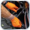 Nitrilhandschuhe, orange, 50 Stück, Größe XL
