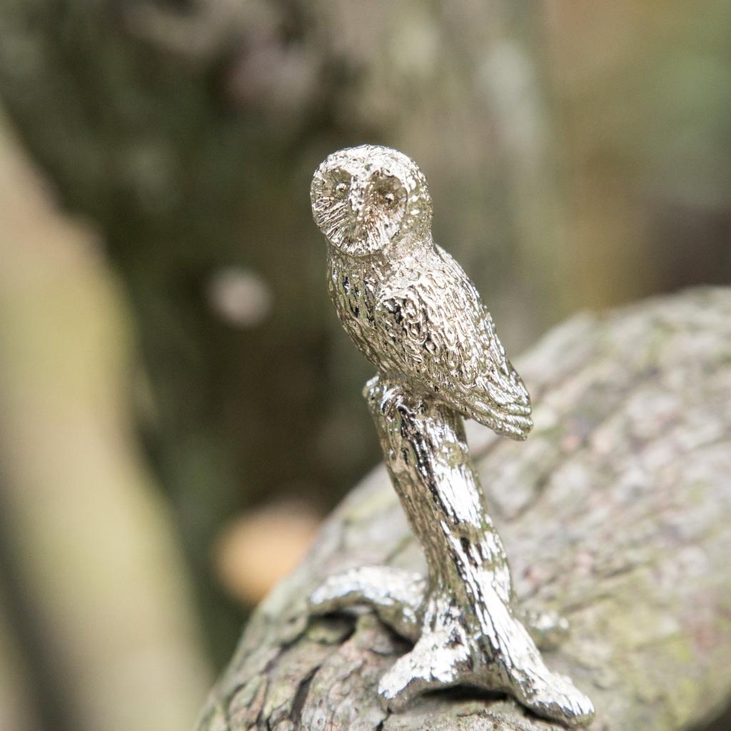 Eule (Klein) Hergestellt in England Tierkunst-Figuren-Sammlung