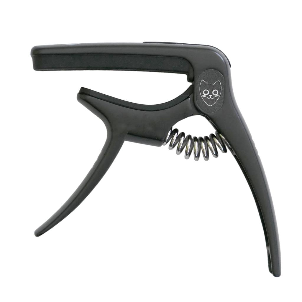 CATPO Capo Black Guitar Capo with Two Picks Cat-Shaped