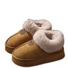 Bag heel cotton shoes autumn and winter 2025 new indoor home fleece thick-soled non-slip maternity snow boots