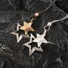 Fashion Trend Light Luxury Niche Sense Collarbone Chain Temperament Simple Cold Wind Five-pointed Star Hollow Necklace