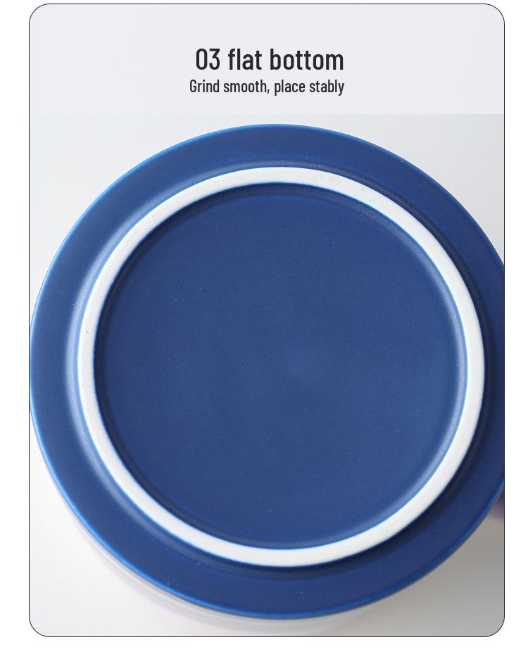 Nordic Gradient Ceramic Tea Cup with Lid - Exquisite Couple Souvenir for Office or Home