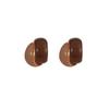 French Retro Color Block Enamel Stud Earrings - Trendy, Versatile, High-End Fashionable Ear Jewelry