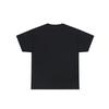 Men'S Casual Wear T-Shirt In Black with Orange Biohazard Symbol Design