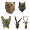 Bear Home Decor Exquisite Gift Animal Pendants Animal Head Ornament Bear Sculptures Crafts Ornament
