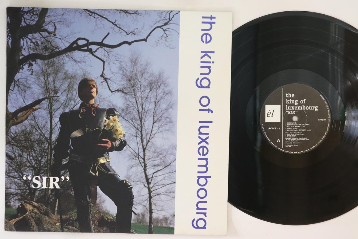 

LP Record KING OF LUXEMBOURG - Sir ACME16 EL 1988 UK Rock Used