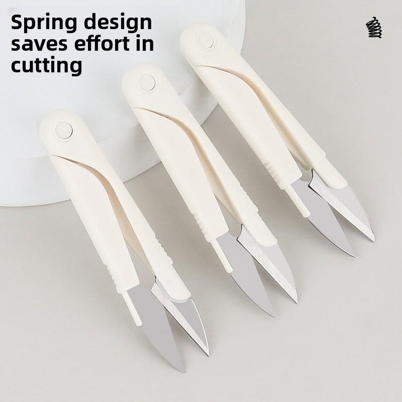 Foarfecă de croitorie pentru haine cu fir de ață pentru punct în cruce în formă de U cu husă