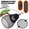 Reptile Heat Lamp Shade Pet Heater Guard Timeable Heat Lamp Anti-Scalding Preservation Infrared Ceramic Heat Lamp Lizard Turtle