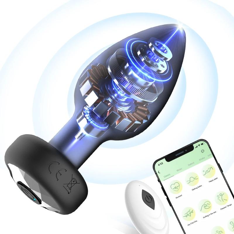 Wireless Remote Prostate Massager for Men – 10-Speed Vibrating Anal Plug, Couples Adult Toy, Rechargeable & Waterproof