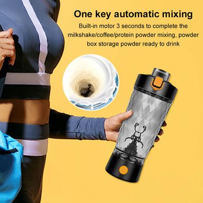 22oz/650ml Electric Automatic Protein Shake Mixer USB Rechargeable Portable Shaker Cups Protein Powder Mixing Cup for Gym Sport