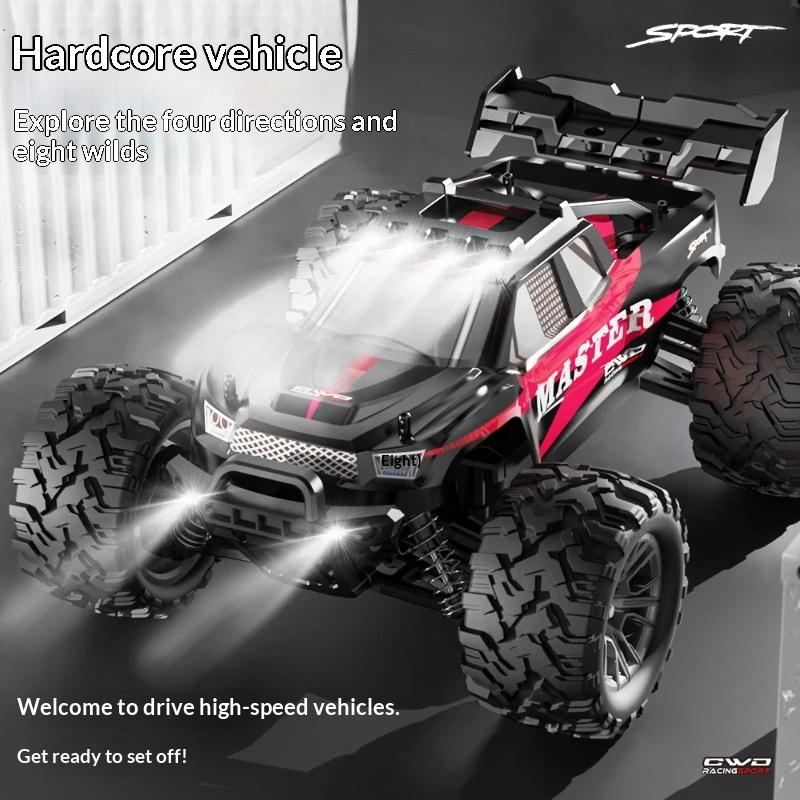 New Kf15 Four-Wheel Drive High-Speed Rc Car 1:16 Scale Remote Control Big Foot Climbing Off-Road Vehicle Racing Drifting Toy Car