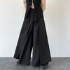 Japanse Broeken Mannen Wijde Pijp Hakama Y2k Herenbroeken Donker Streetwear Oversized Kleding