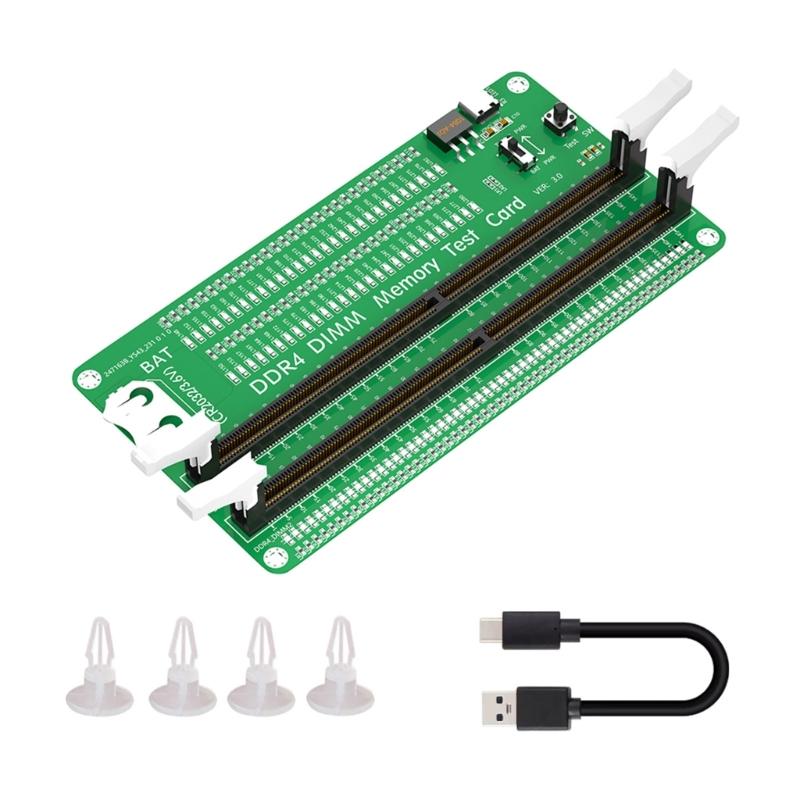 Memory Tester Desktop Computer DDR4 DIMM Memory Test Card with LED Indicators for Desktop Computer Memory Test Card