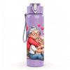 1PC Grandma Kid Warm Hug Art Print 750ml Color Plastic Sports Water Bottle Leakproof Flip Straw Lid Suitable for Sports Office Home Use