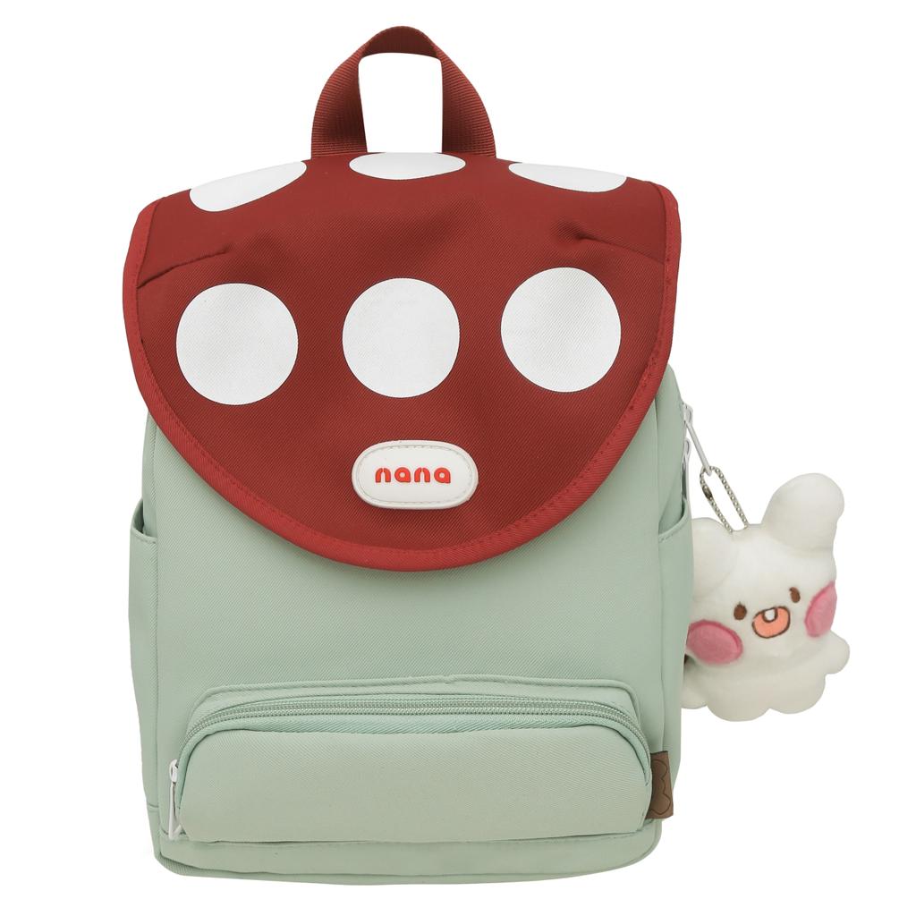 Casual Student Bag with Flap Pocket for Women High Quality Bags with Soft Back Zipper Designer Backpack