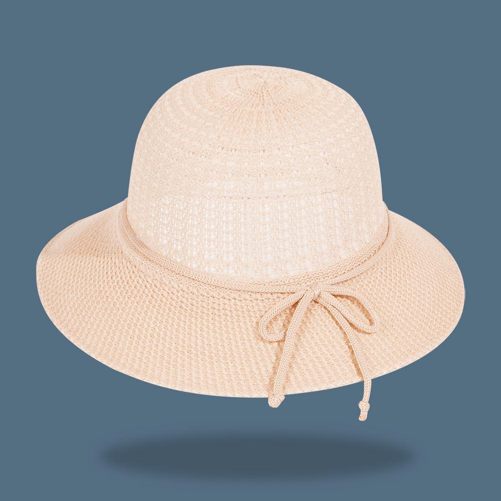 Gift Hats Are Hot-selling In Summer, New Peach Hats, Lafite Straw Hats, Mother's Sunscreen Hats, Sun Hats, Spotted Streamers.