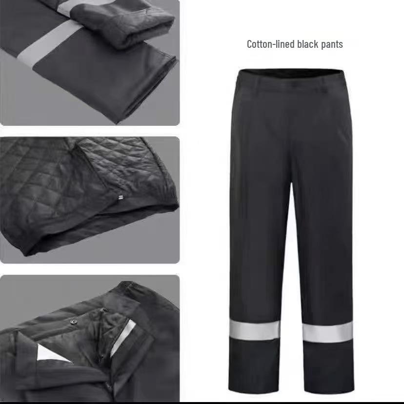 Three-Layer Reflective Raincoat & Pants for Traffic Patrol and Outdoor Hiking Medium