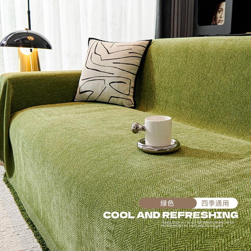 

Chenille Sofa Cover Cloth Sofa Towel Non-slip Anti-cat Scratch Four Seasons Universal Sofa Cover Cover 90X90