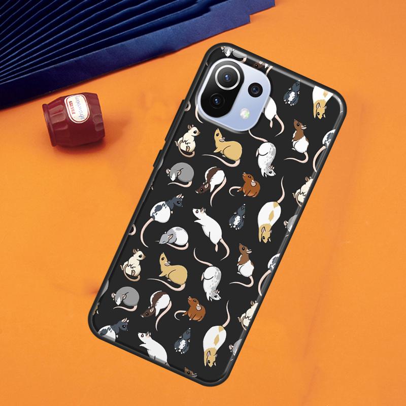 Mouse Rat Case For POCO F5 X3 X5 Pro F3 F4 X4 GT M5s C40 Cover For Xiaomi 13 11T 12T Pro 12 Lite 12X