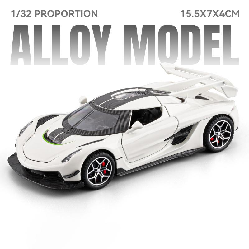 1:32 Jesko Super Sports Car Alloy Metal Diecast Model Car Holiday Present For Hobby Collectors Home Computer Desktop Decorations