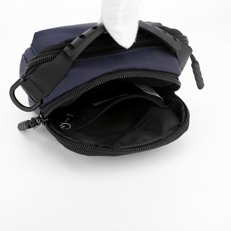 Multi Purpose Design Men Mini Bags Shoulder Bag 3 Layers Men Small Crossbody Bag Fashion Casual Men Small Messenger Bag Belt Bag