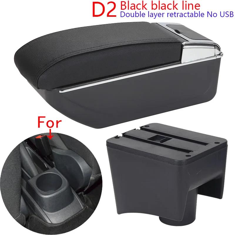 Für Volkswagen POLO Armlehne, für VW POLO Mk5 6R Vento, Autoarmlehnenbox 2012-2018, Aufbewahrungsbox, Autozubehör, einfache Installation