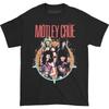 Men's Motley Crue Flaming Pentagram Slim Fit T-shirt XXXXX-Large Black