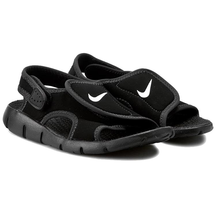 Nike Sunray Adjust 4 Grade School 'Black' (Unisex) Black / White-Anthracite Kids' Sandals 386518 011