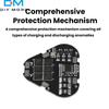 3S 11.1V/12.6V Battery Management System 60A Current Active Balance Low Standby Current Full Protection High Precision Detection