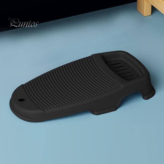 Household Hand Washing Board with Soap Sinks Drainage Holes Non-Slip Design Reinforced Bottom Portable Laundry Tool